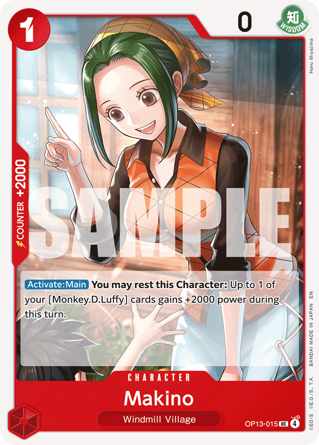Makino OP13-015 card, Carrying On His Will