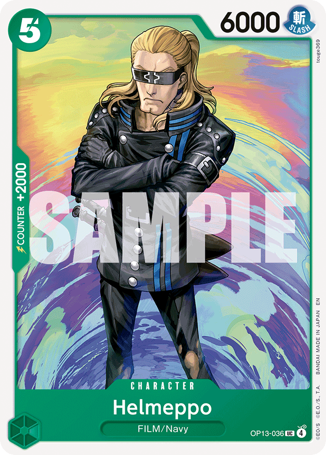 Helmeppo OP13-036 card, Carrying On His Will