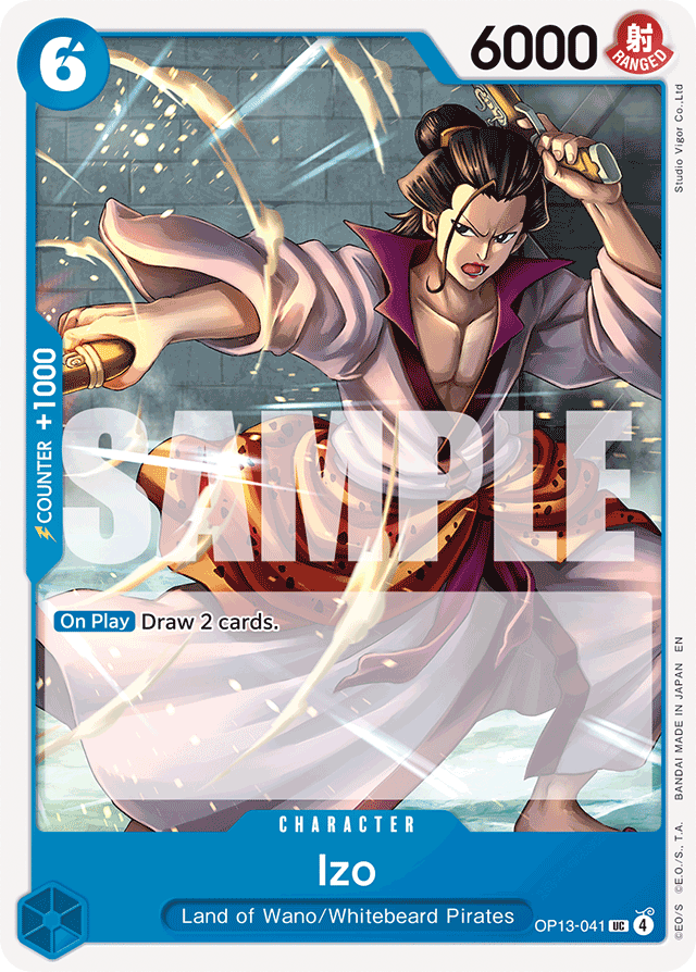 Izo OP13-041 card, Carrying On His Will