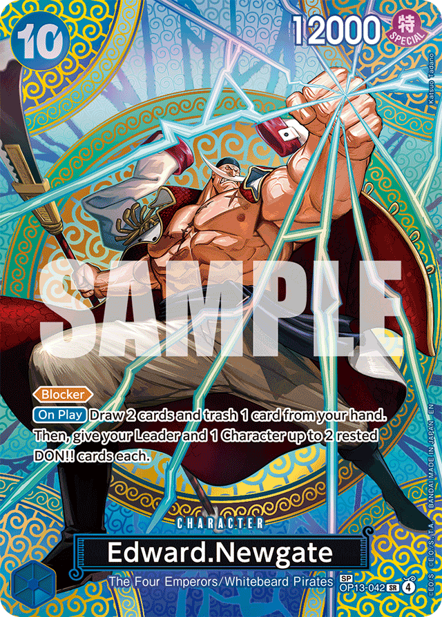 Edward.Newgate OP13-042 SP Alt Art card, Carrying On His Will