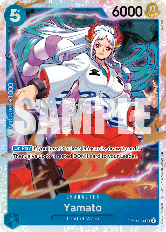 Yamato OP13-054 card, Carrying On His Will
