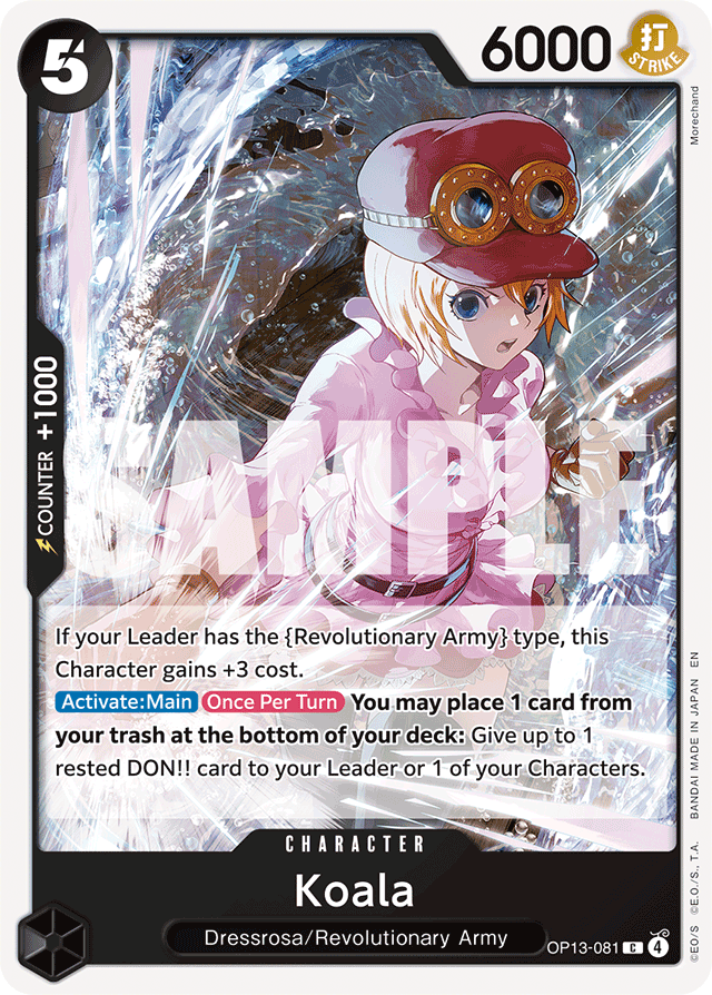 Koala OP13-081 card, Carrying On His Will