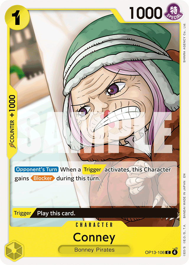 Conney OP13-106 card, Carrying On His Will