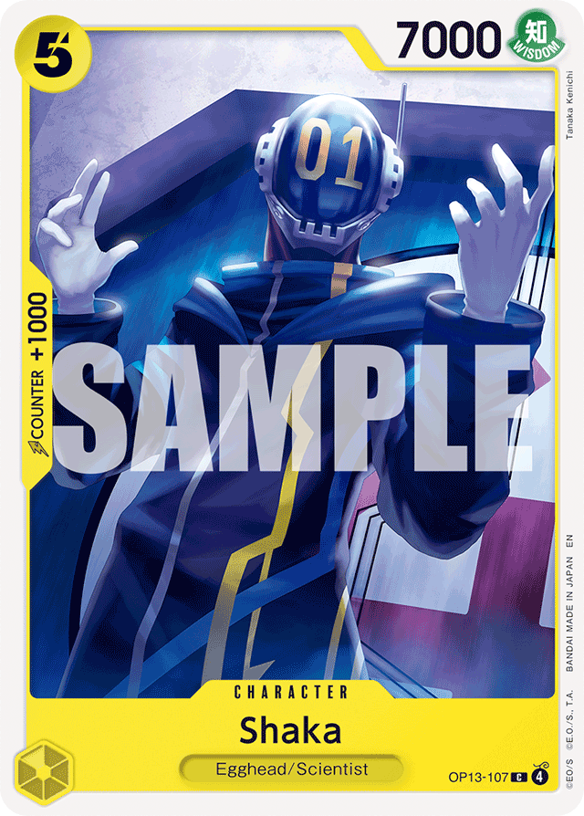 Shaka OP13-107 card, Carrying On His Will