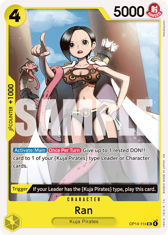 Ran OP14-114 card, The Azure Sea's Seven