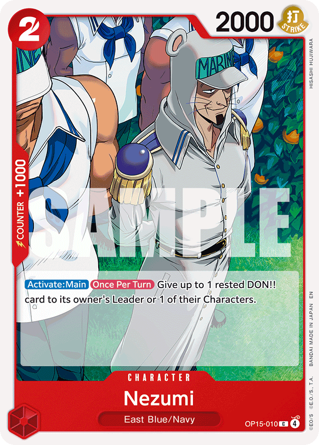 Nezumi OP15-010 card, Adventure on Kami's Island