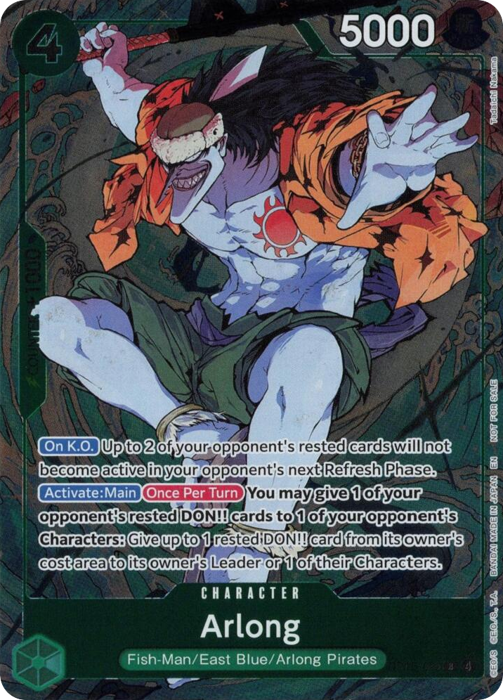 Arlong OP15-023 Full Art card, Adventure on Kami's Island