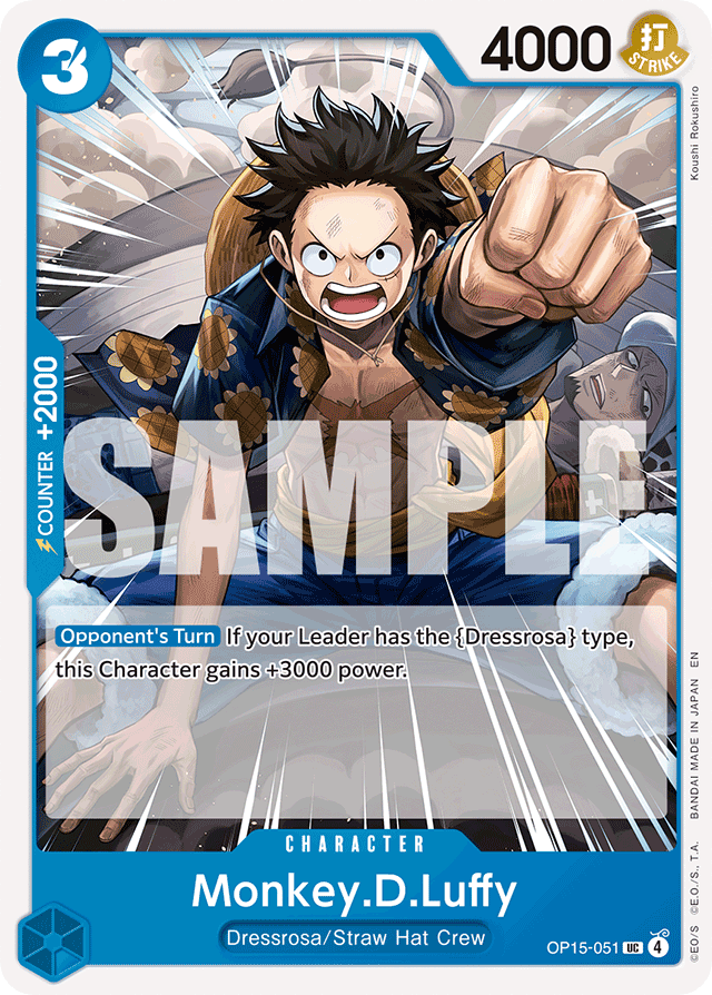 Monkey.D.Luffy OP15-051 card, Adventure on Kami's Island