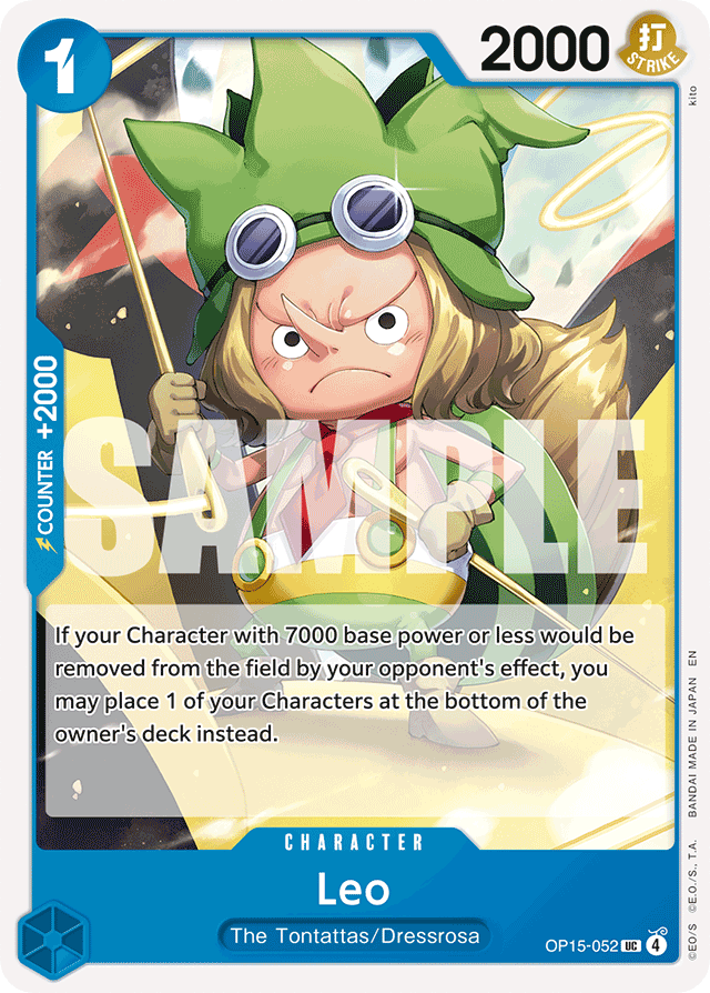 Leo OP15-052 card, Adventure on Kami's Island