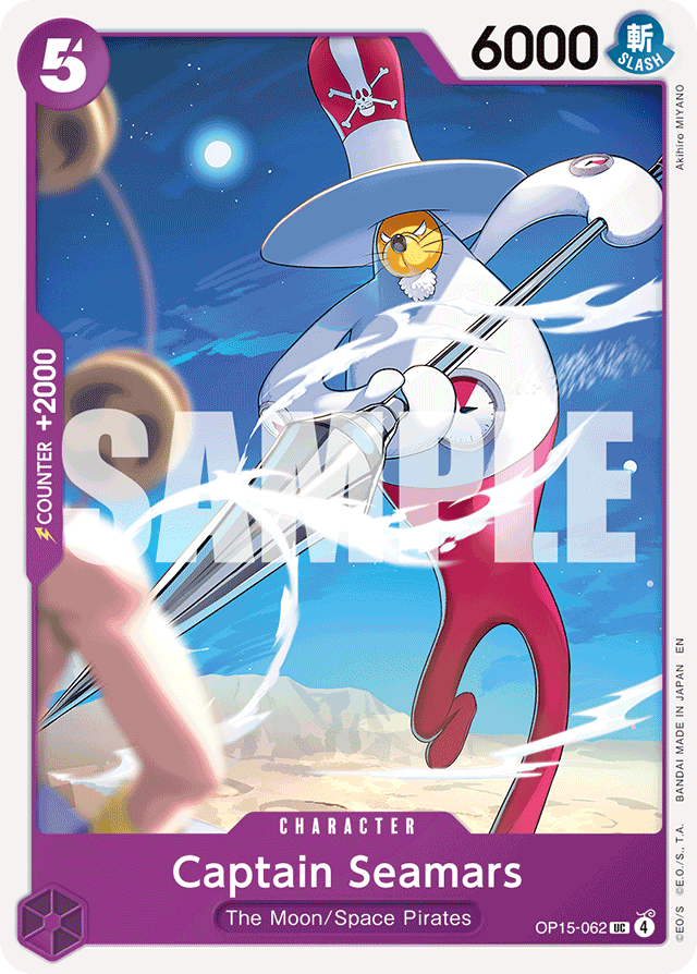 Captain Seamars OP15-062 card, Adventure on Kami's Island