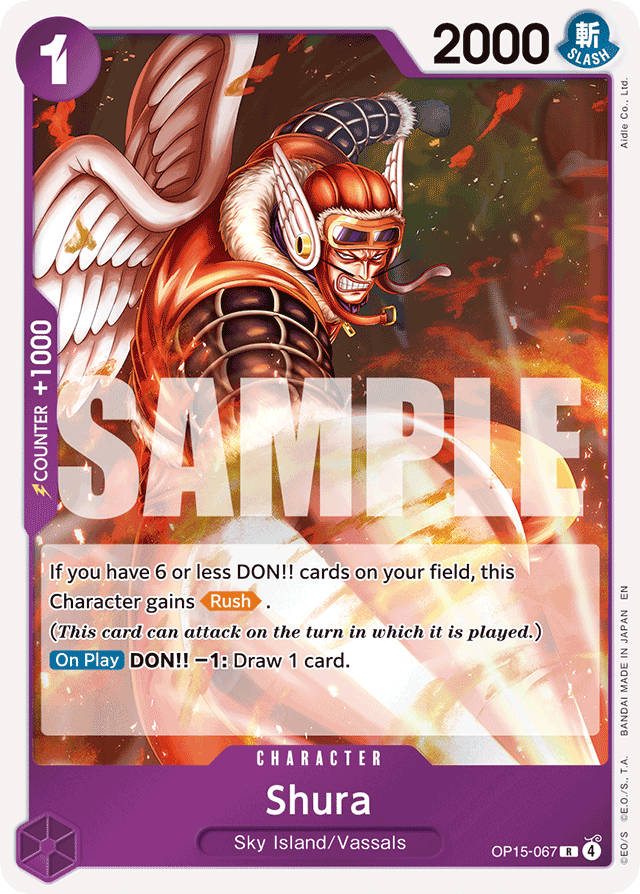 Shura OP15-067 card, Adventure on Kami's Island
