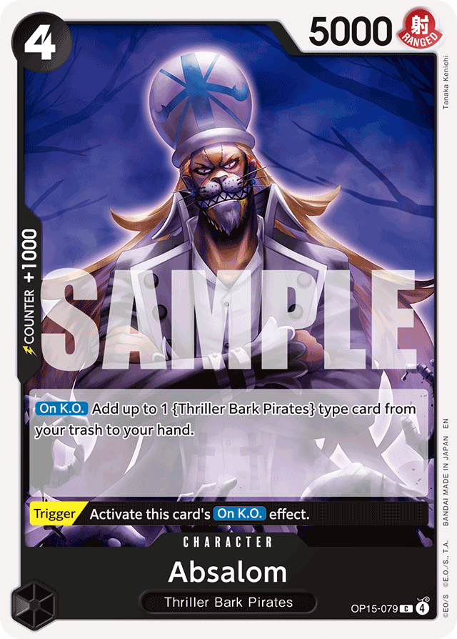 Absalom OP15-079 card, Adventure on Kami's Island