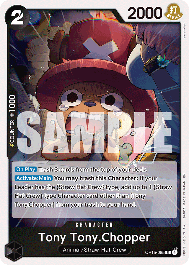 Tony Tony.Chopper OP15-085 card, Adventure on Kami's Island