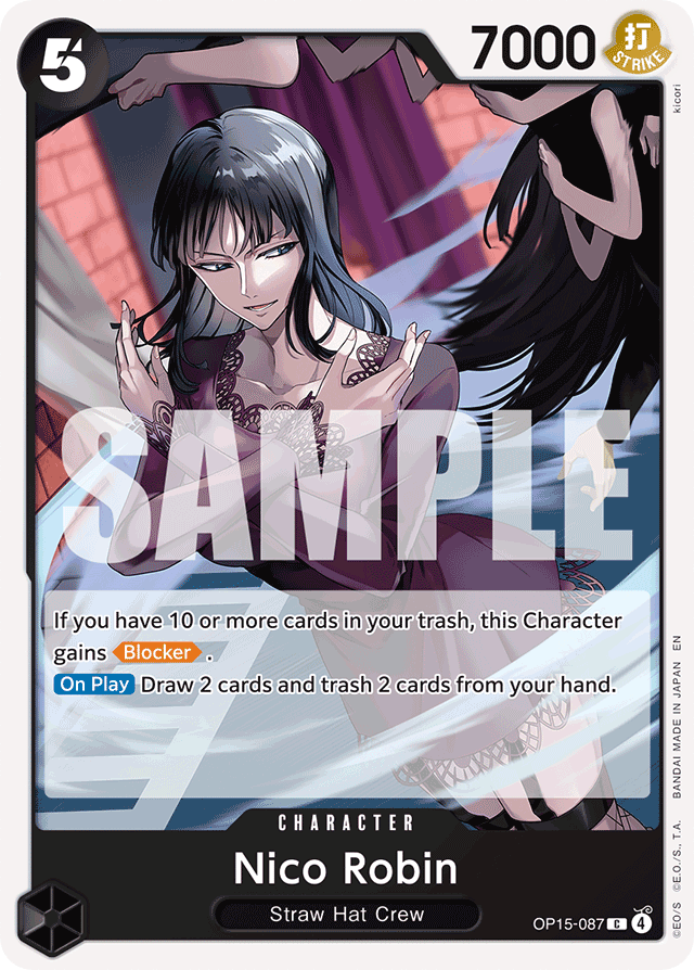 Nico Robin OP15-087 card, Adventure on Kami's Island