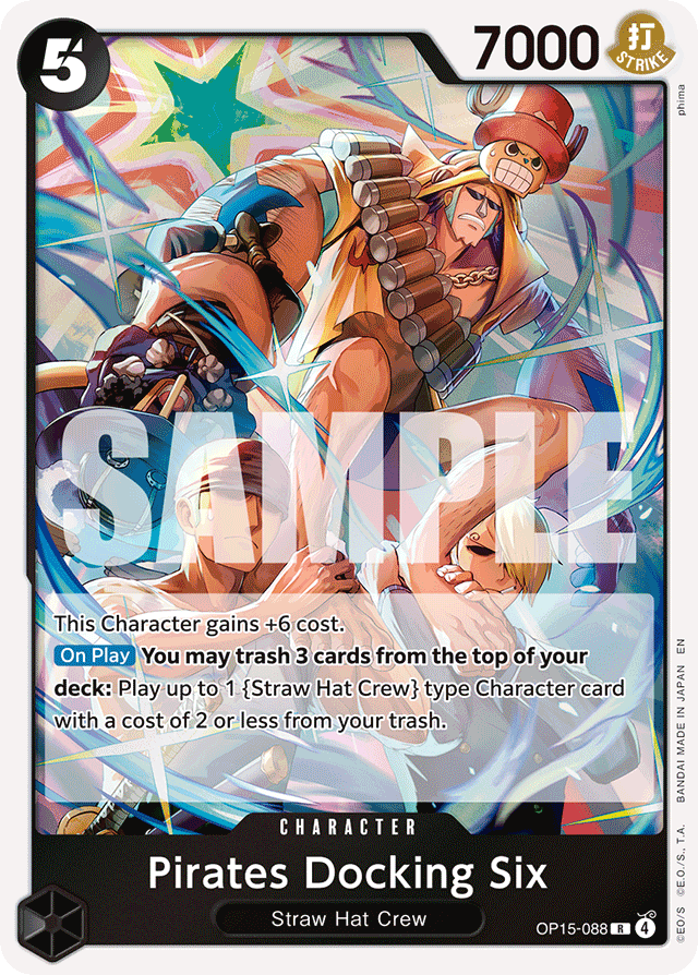 Pirates Docking Six OP15-088 card, Adventure on Kami's Island