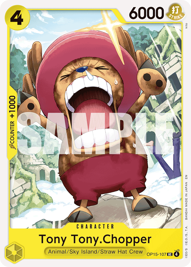 Tony Tony.Chopper OP15-107 card, Adventure on Kami's Island