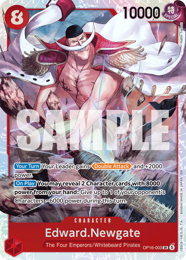 Edward.Newgate OP16-003 card, The Time Of Battle