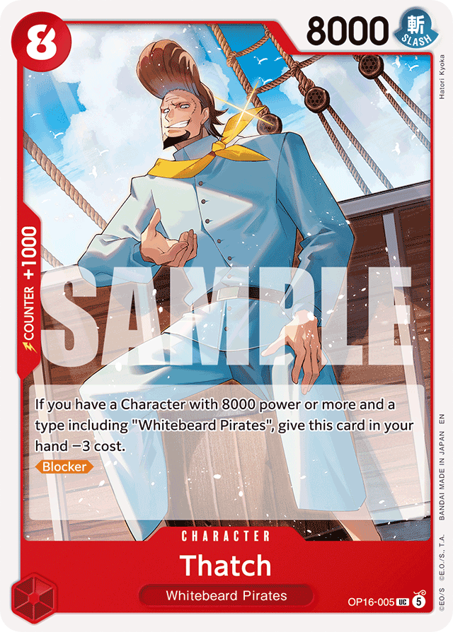 Thatch OP16-005 card, The Time Of Battle