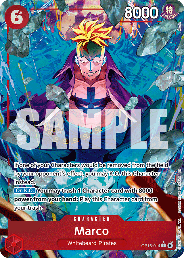 Marco OP16-014 Alt Art card, The Time Of Battle
