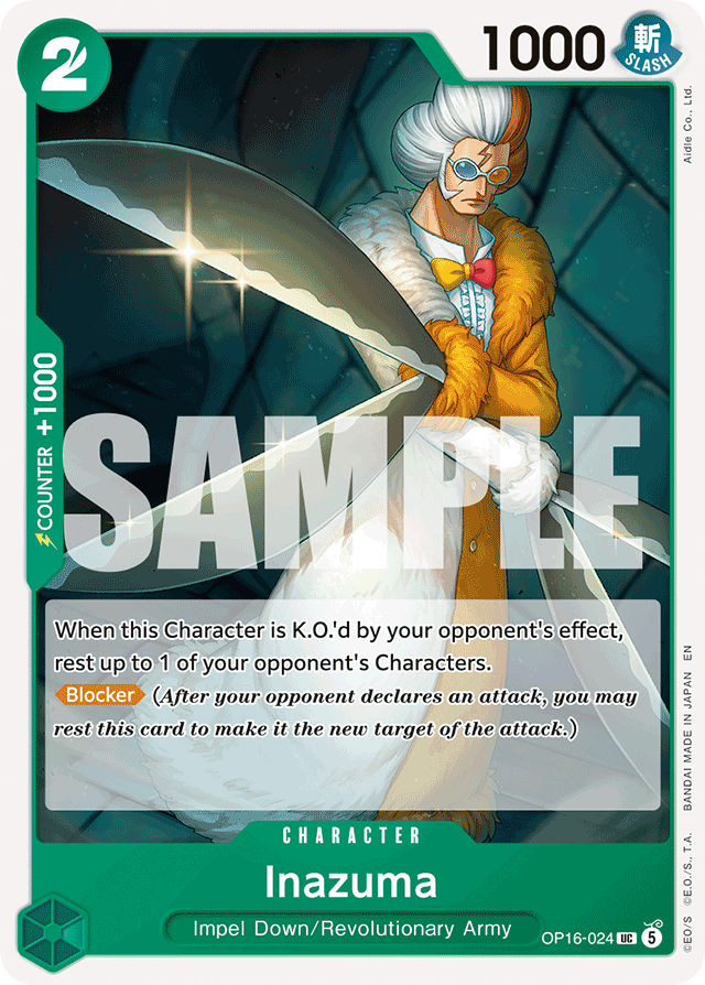 Inazuma OP16-024 card, The Time Of Battle