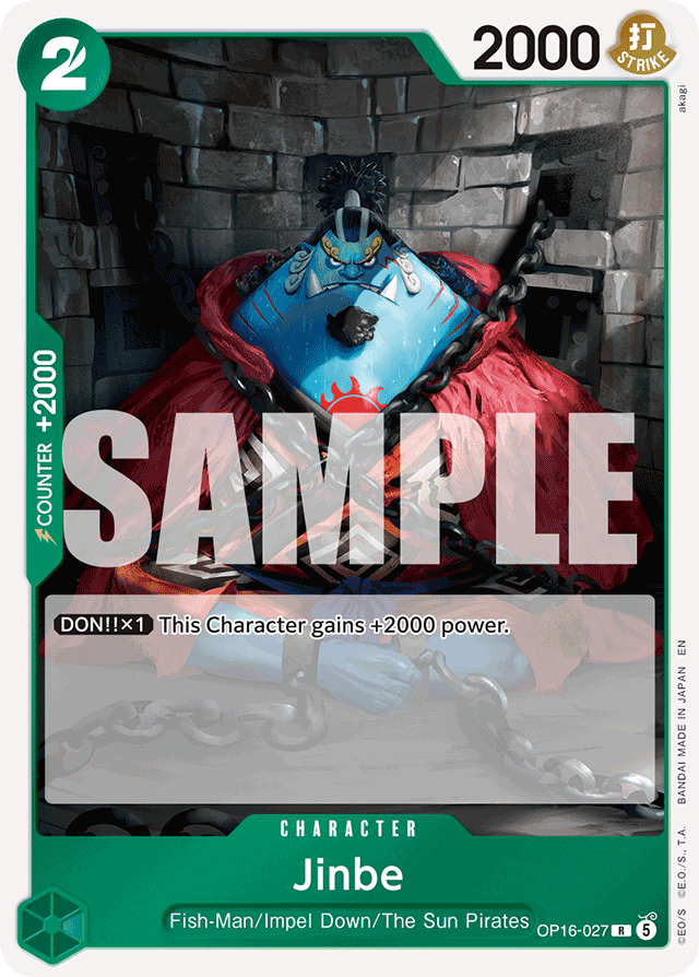 Jinbe OP16-027 card, The Time Of Battle