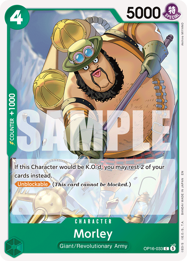 Morley OP16-033 card, The Time Of Battle