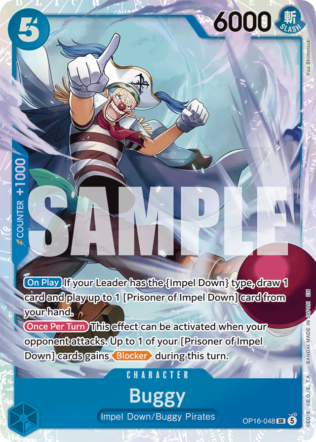 Buggy OP16-048 card, The Time Of Battle
