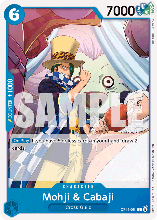 Mohji & Cabaji OP16-051 card, The Time Of Battle