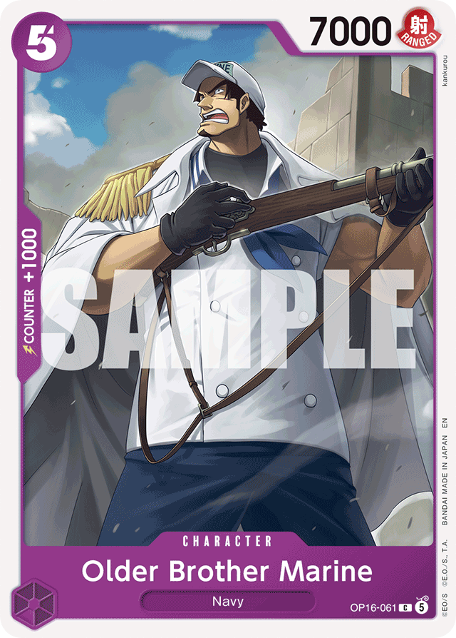 Older Brother Marine OP16-061 card, The Time Of Battle