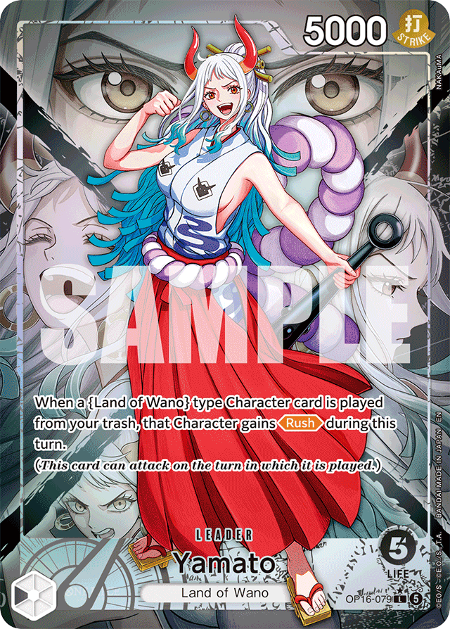 Yamato OP16-079 Alt Art card, The Time Of Battle