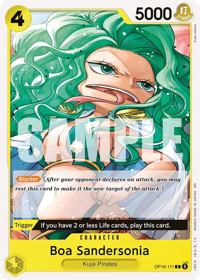 Boa Sandersonia OP16-111 card, The Time Of Battle