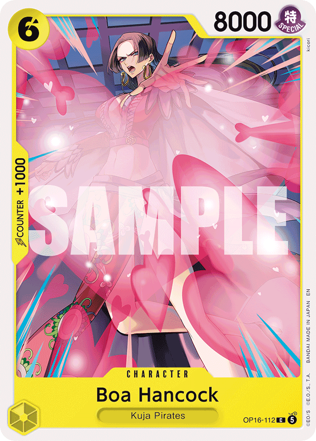 Boa Hancock OP16-112 card, The Time Of Battle
