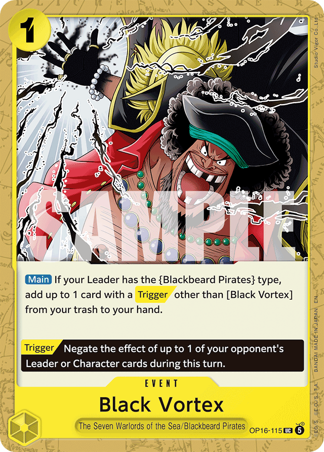Black Vortex OP16-115 card, The Time Of Battle