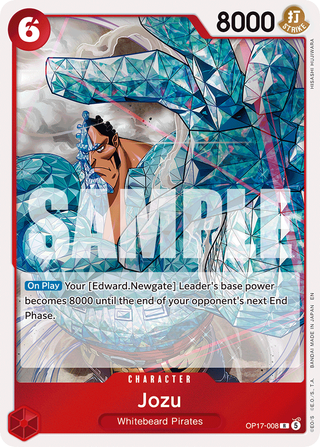 Jozu OP17-008 card, The World's Strongest Warriors