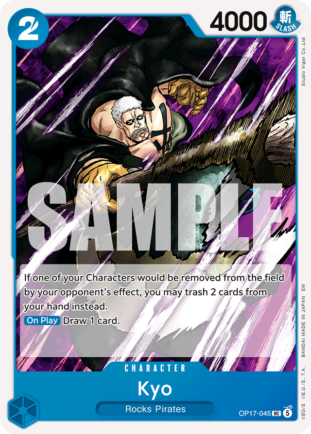 Kyo OP17-045 card, The World's Strongest Warriors