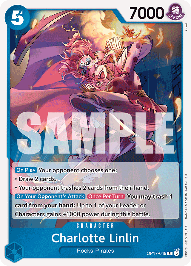 Charlotte Linlin OP17-049 card, The World's Strongest Warriors