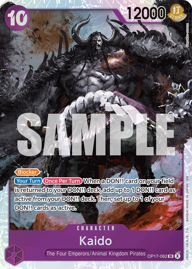 Kaido OP17-062 card, The World's Strongest Warriors