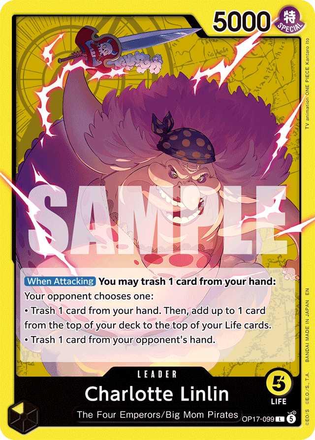 Charlotte Linlin OP17-099 card, The World's Strongest Warriors