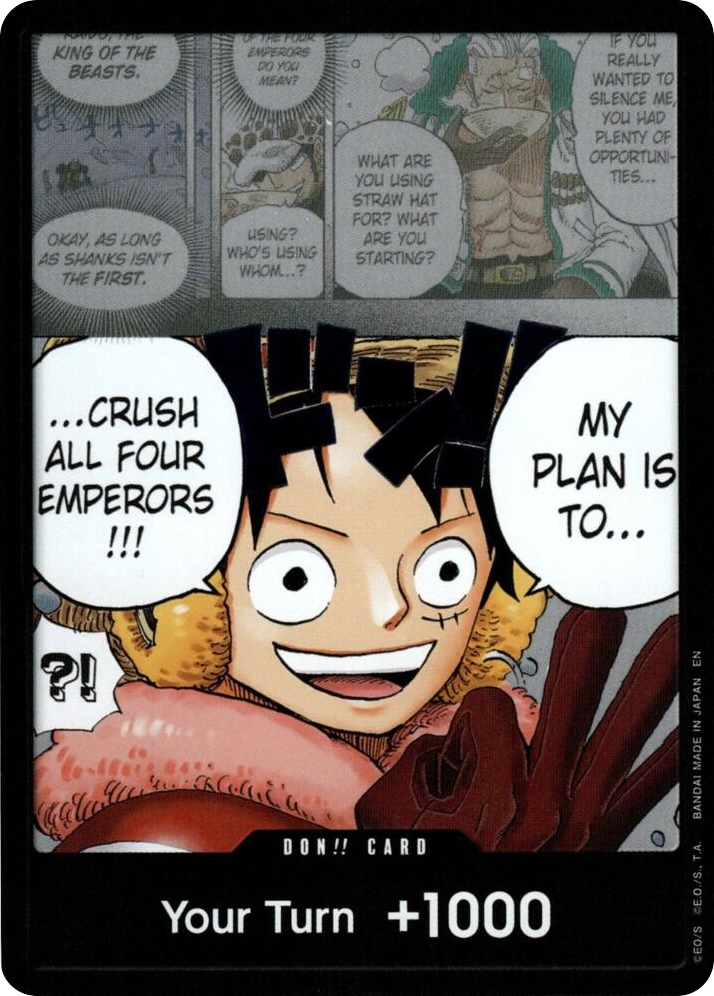 DON!! Card (The World's Strongest Warriors) card, The World's Strongest Warriors