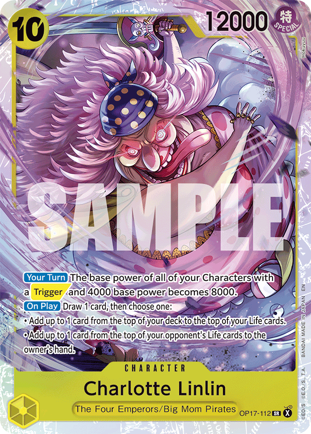 Charlotte Linlin OP17-112 card, The World's Strongest Warriors