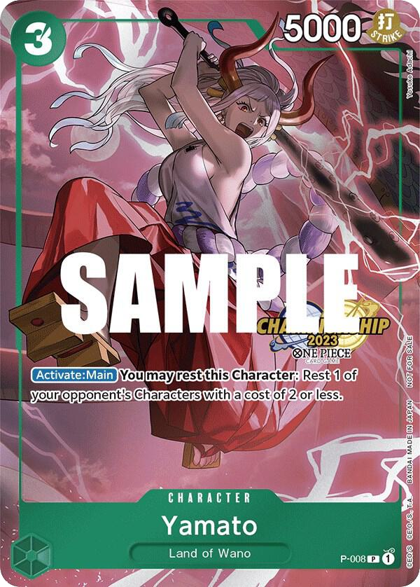 Yamato P-008 Championship Stamp card, Promos