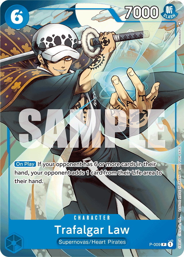 Trafalgar Law P-009 card, Promos