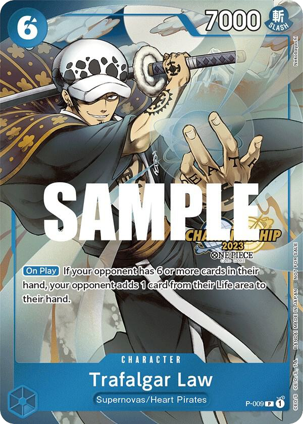 Trafalgar Law P-009 Championship Stamp card, Promos