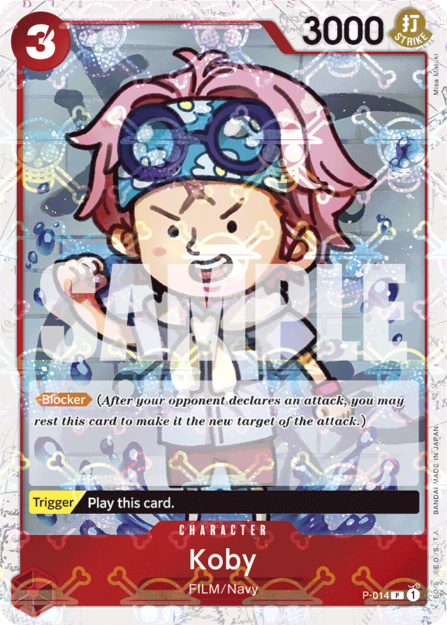 Koby P-014 Jolly Roger Foil card, Promos