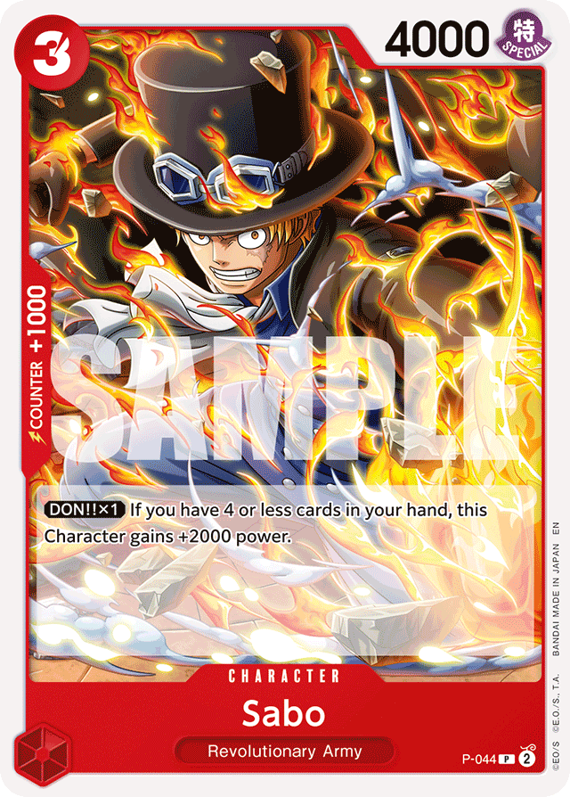Sabo P-044 Reprint / Jolly Roger Foil card, Promos