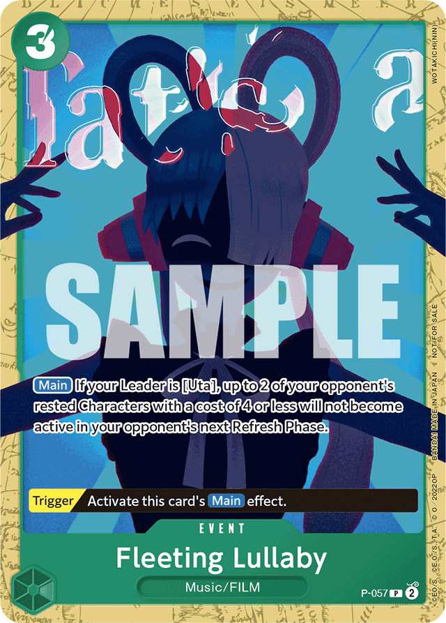 Fleeting Lullaby P-057 card, Promos