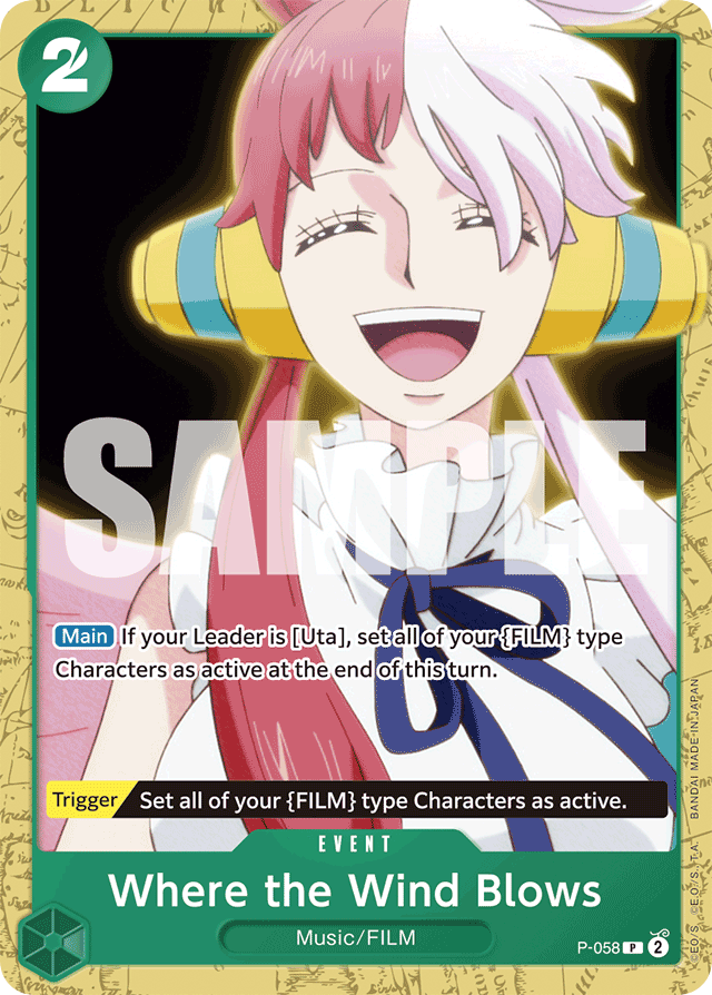 Where the Wind Blows P-058 Starter Deck card, Promos