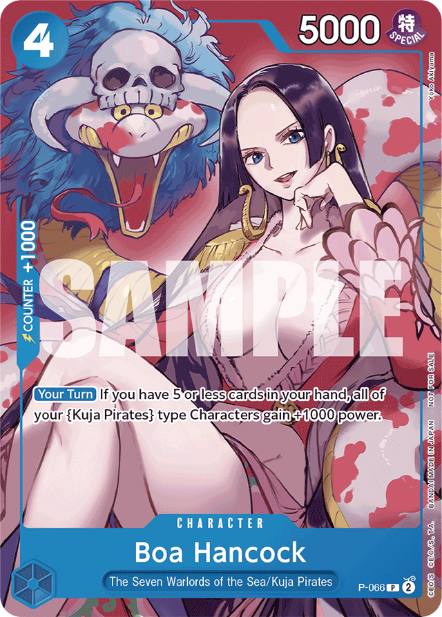 Boa Hancock P-066 card, Promos