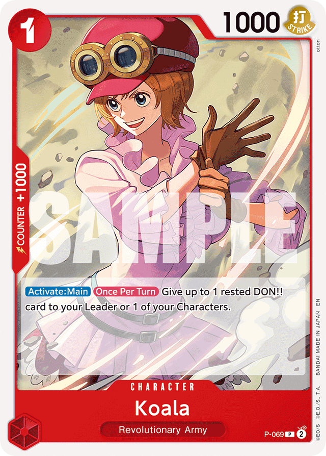 Koala P-069 Reprint card, Promos