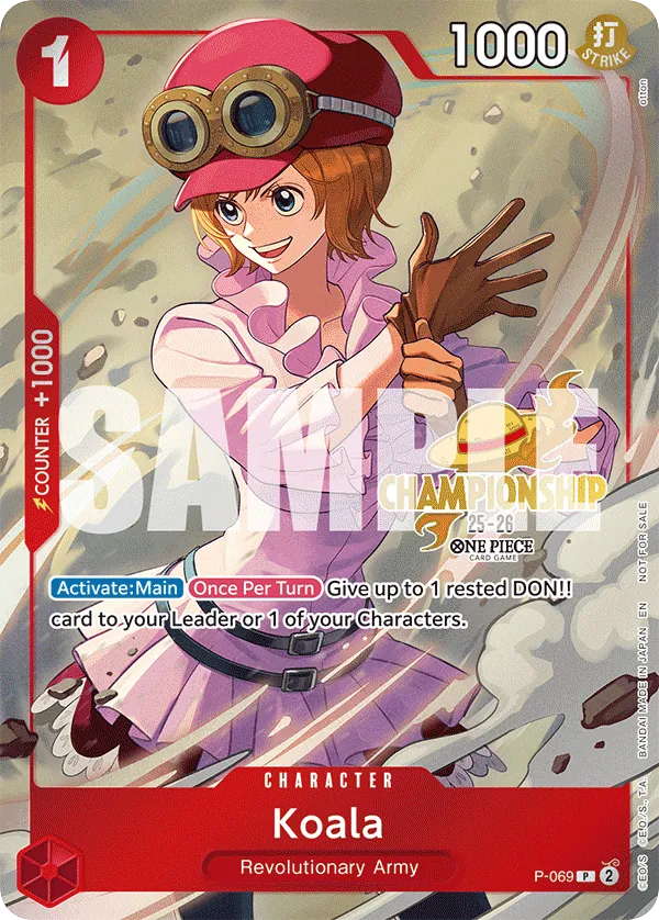 Koala P-069 Championship Stamp card, Promos